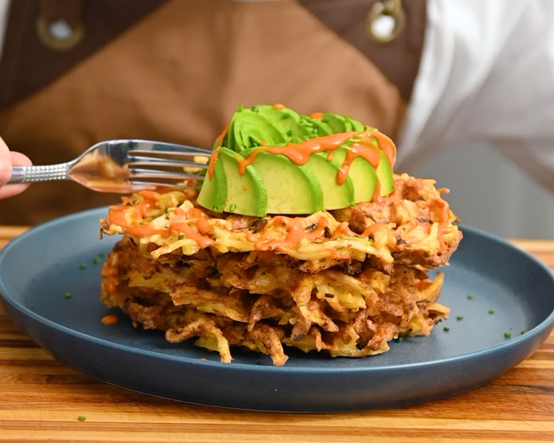 Waffle Maker Hashbrowns