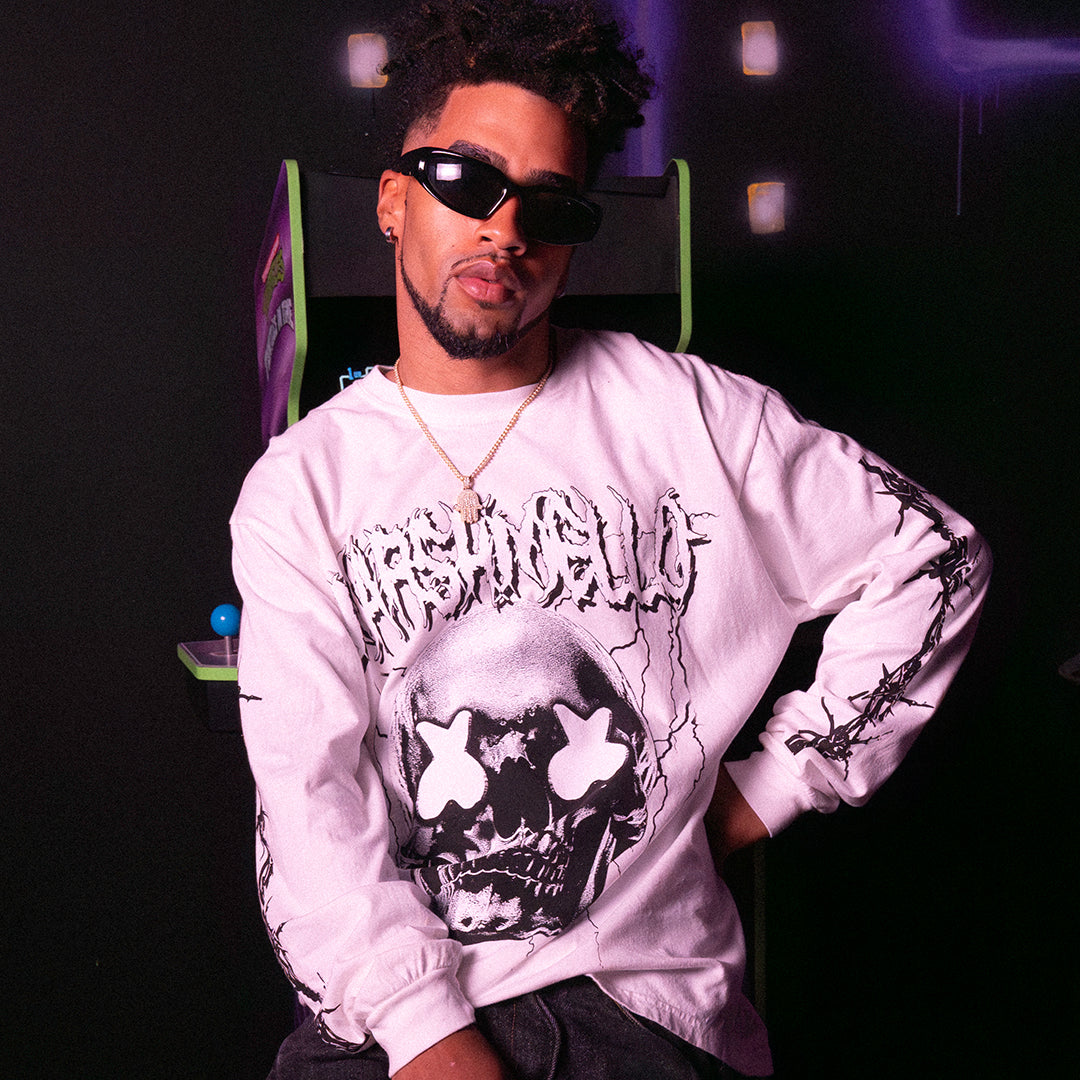 Skull L/S Shirt — White