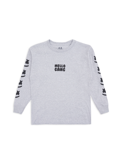 Faces L/S Shirt (Youth) — Athletic Heather