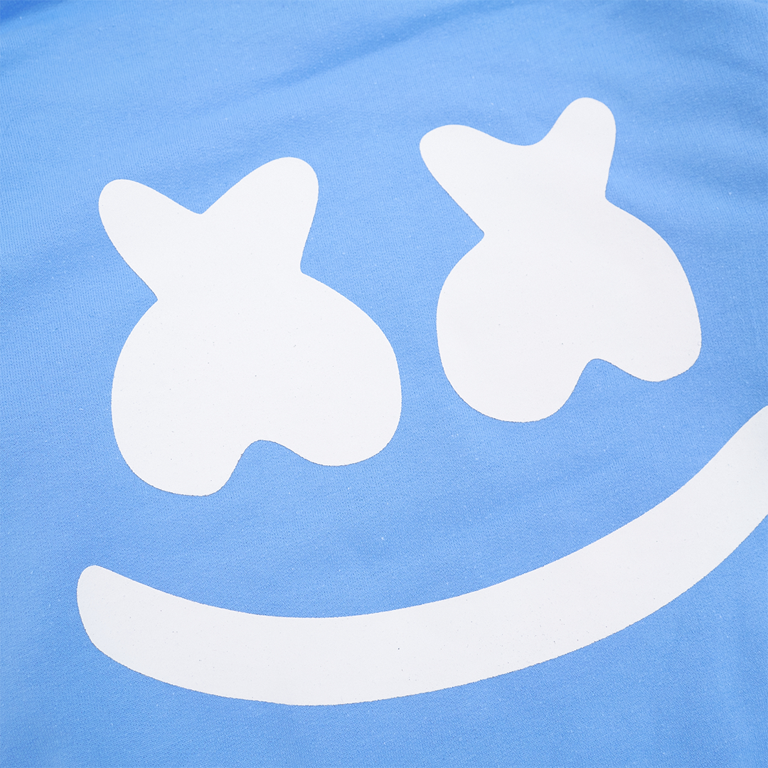 Smile Hoodie (Youth) — Carolina Blue