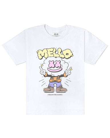 Cloudy T-Shirt (Youth) — White