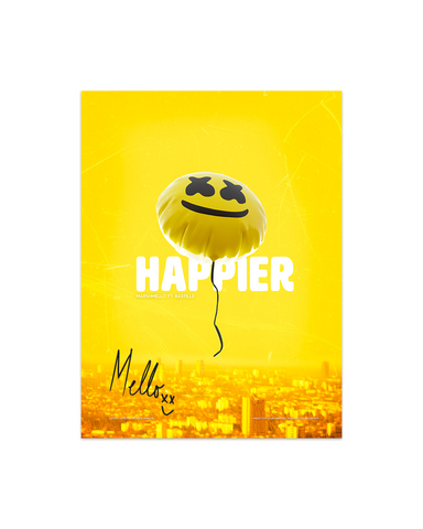 Happier Signed Poster