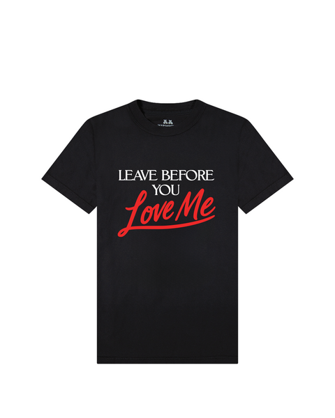 Marshmello Leave Before You Love Me T-Shirt — Black