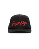 Sugar Papi Trucker Hat — Black