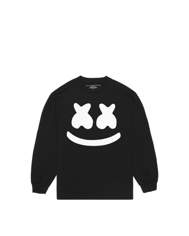 Smile L/S Shirt (Youth) — Black