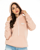 Mello Bow Hoodie — Peach