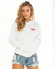 Mello Bow Hoodie — White