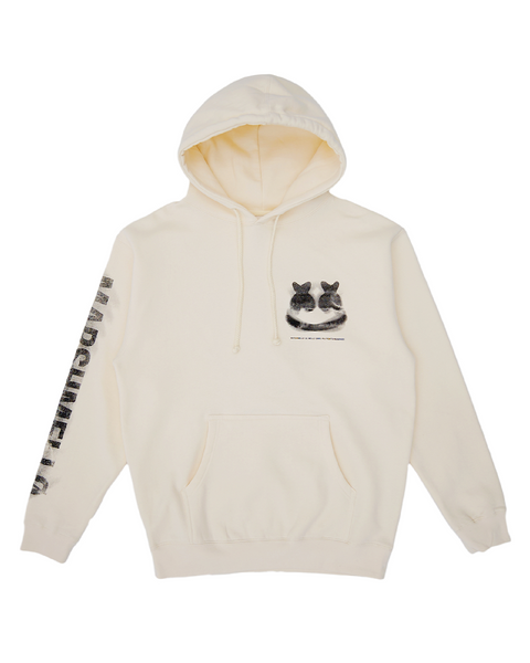 Marshmello Out of Focus Hoodie Off White