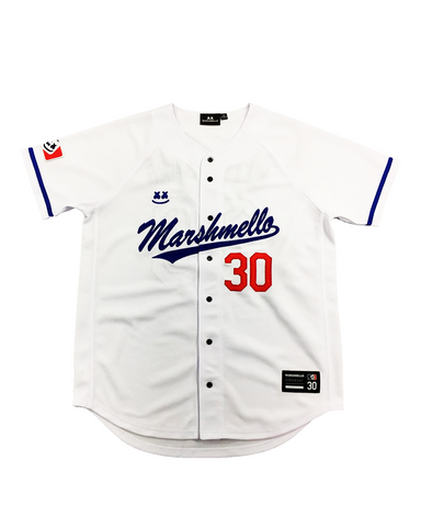 Mellogang Home Baseball Jersey — White