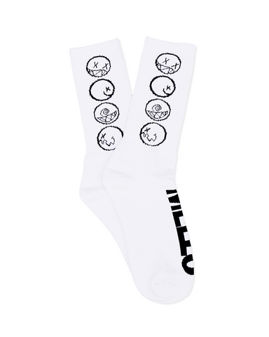 Moody Socks — White
