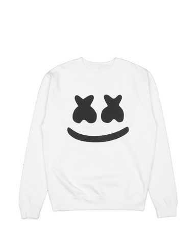 Smile Crewneck Sweatshirt — White